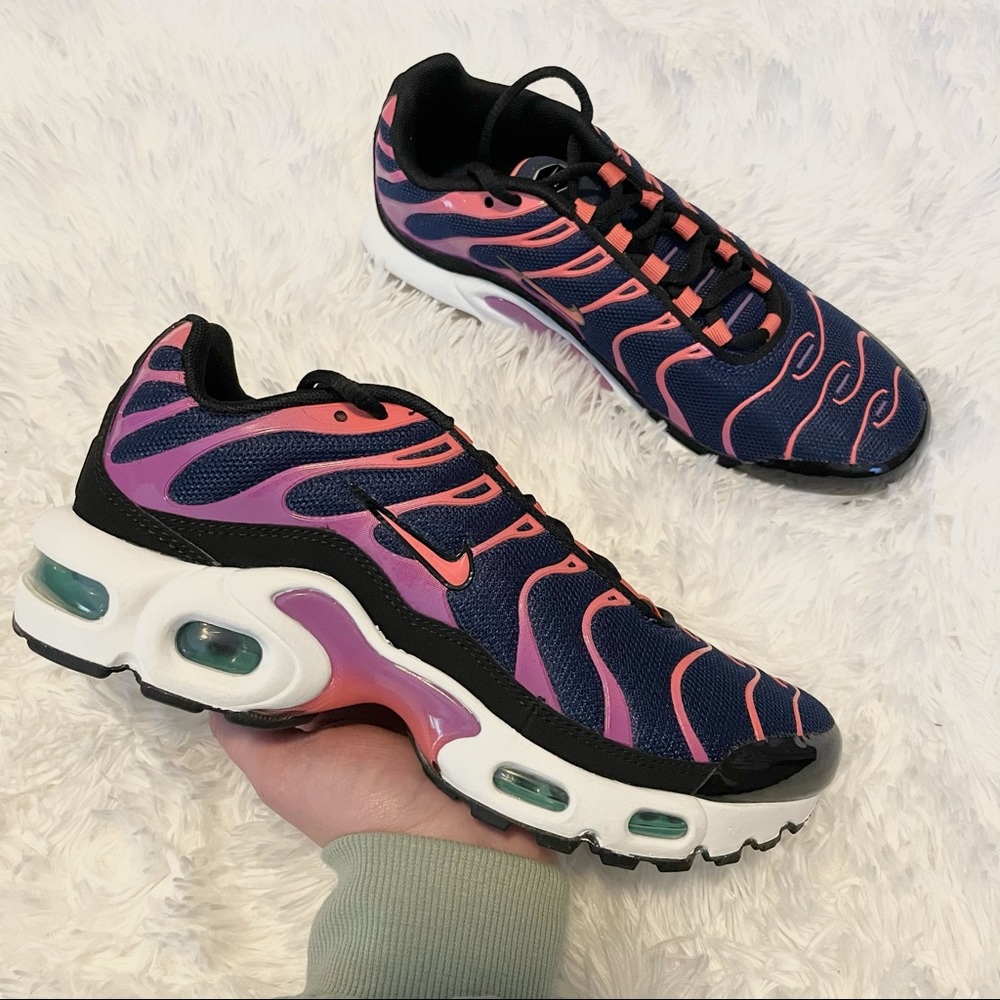 Nike Air Max Plus (GS) Navy Blue, Purple, Orange